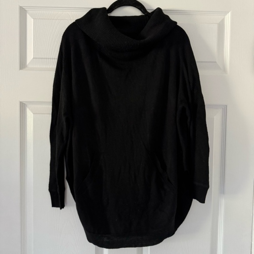 Fate black cowl neck sweater